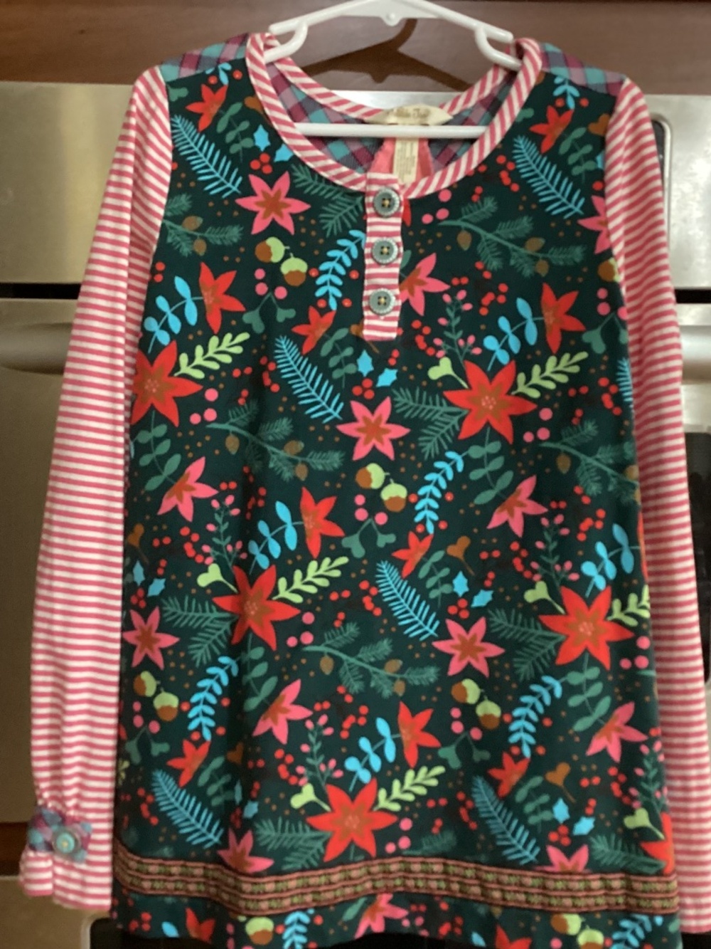 Matilda Jane Holiday top, Long sleeved, size 8